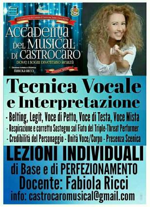 Foto LEZIONI TECNICA VOCALE E INTERPRETAZIONE