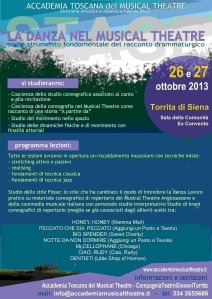 VOLANTINO WORKSHOP LAURA - FABIOLA - OTTOBRE 2013 - RETRO